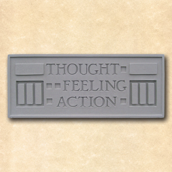 Thought Feeling Action Plaque