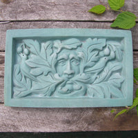 Rectangular Greenman Plaque