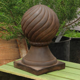 Spiral Ball Finial